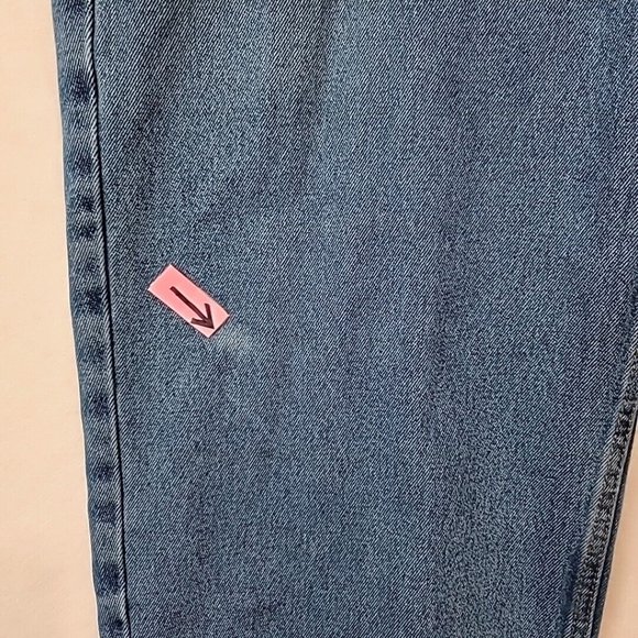 Blue Mountain Medium Wash Relaxed Straight Denim Mens Blue Jeans 44 x 30 - Picture 4 of 16